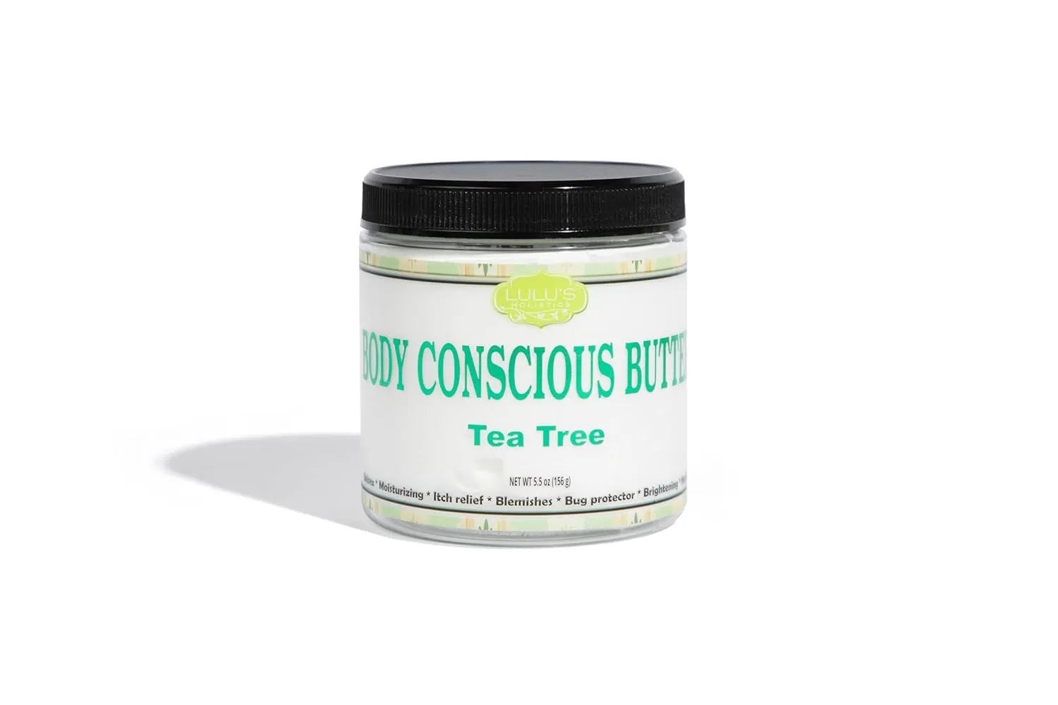 Lulu's Holistics Tea Tree Body Butter – Deeply Moisturizing & Soothing Cream with Pure Tea Tree Oil to Fight Skin Irritations & Promote Radiant Skin