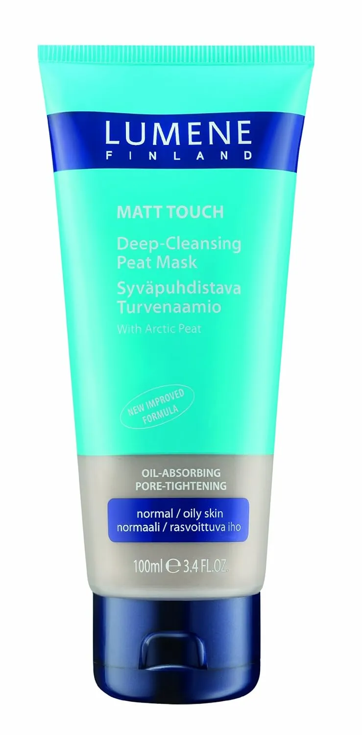 Lumene Matt Touch Deep Cleansing Peat Mask, 3.4 Fluid Ounce