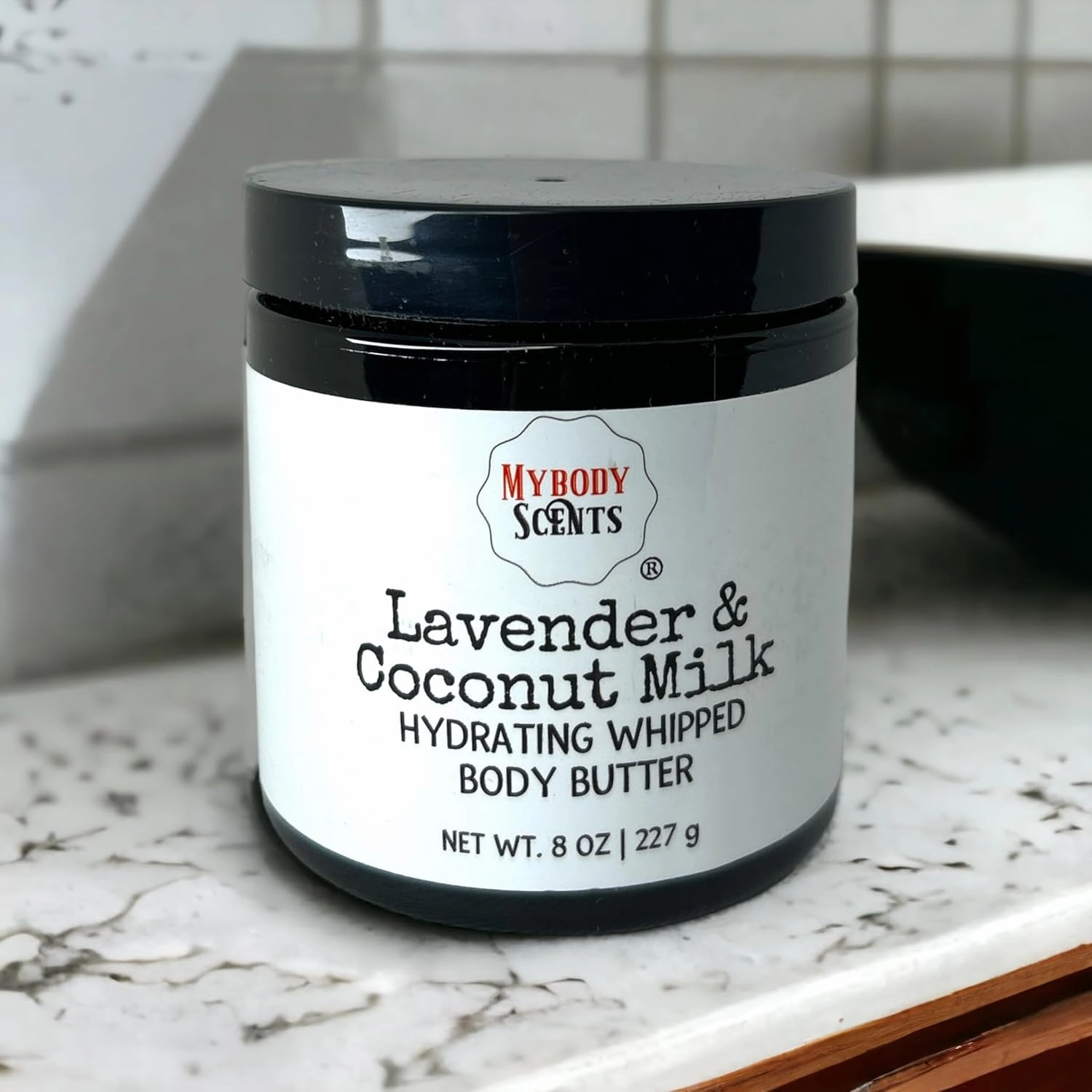 Luxurious Whipped Body Butter - 8oz - All Natural Luxury Body Butter for Body - Paraben Free - Cruelty Free (Lavender & Coconut Milk)