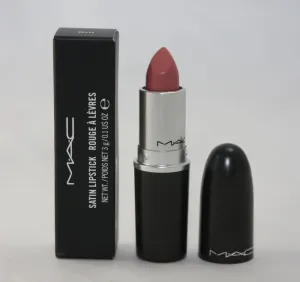 MAC Satin Lipstick BRAVE (Pink-beige with white pearl)