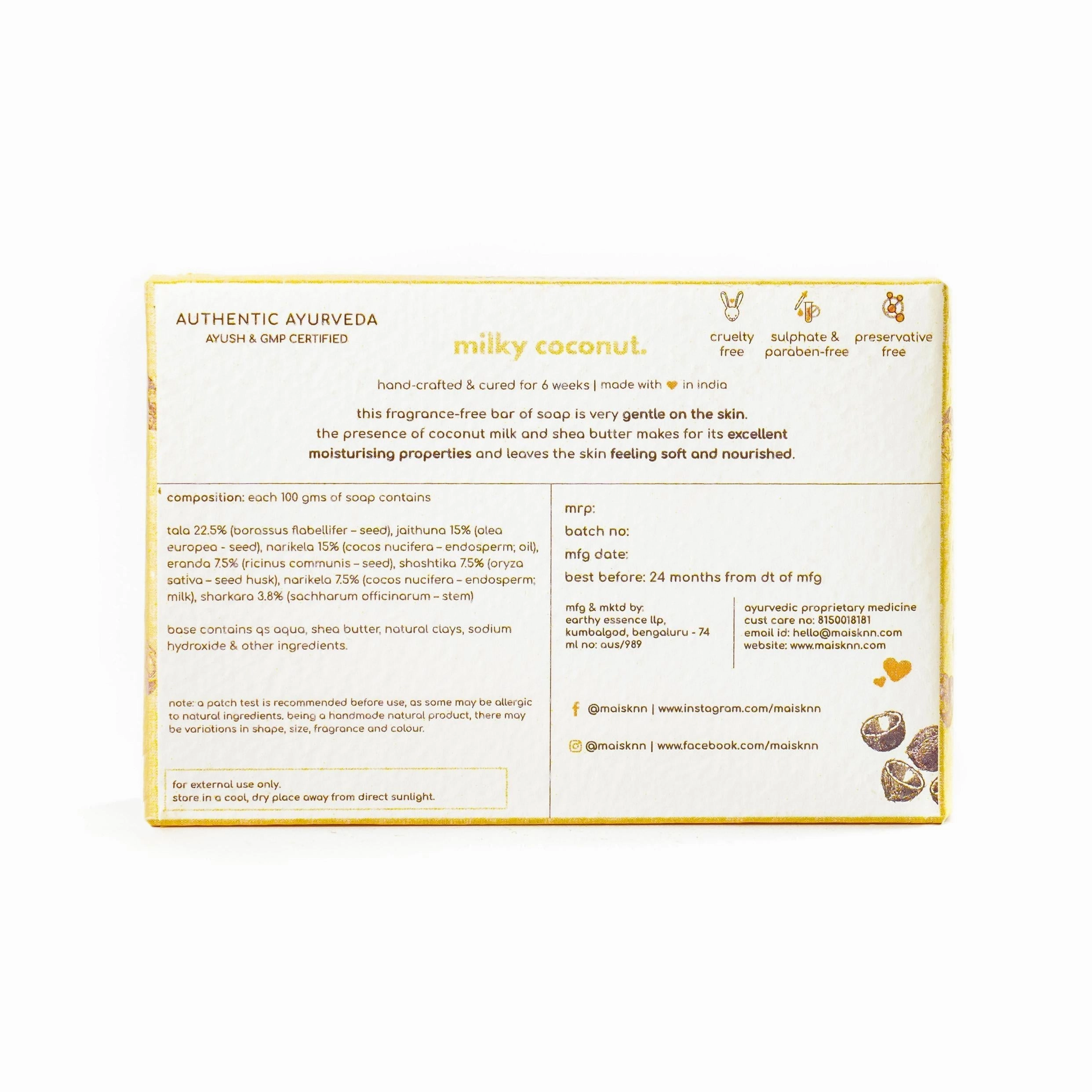 Mai Sknn Clear Creamy Coconut Natural Soap