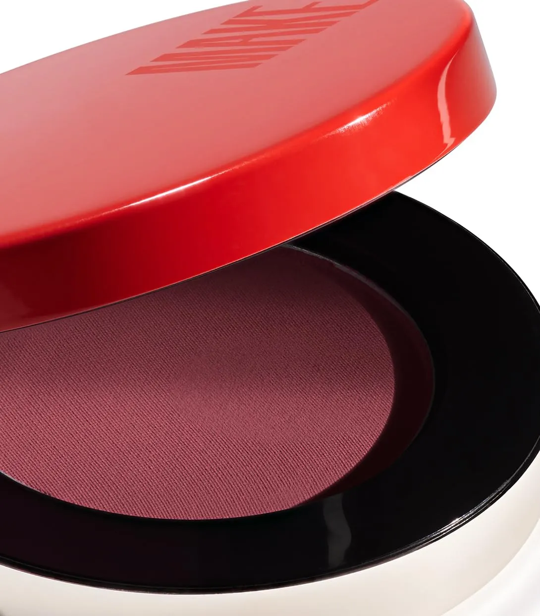 MAKE Beauty Skin Mimetic Microsuede Blush - Matte Powder Blush for Cheeks with Long Lasting Color - Non Comedogenic, Travel Size Makeup Single Palette. Shade - Eros (Burgundy)