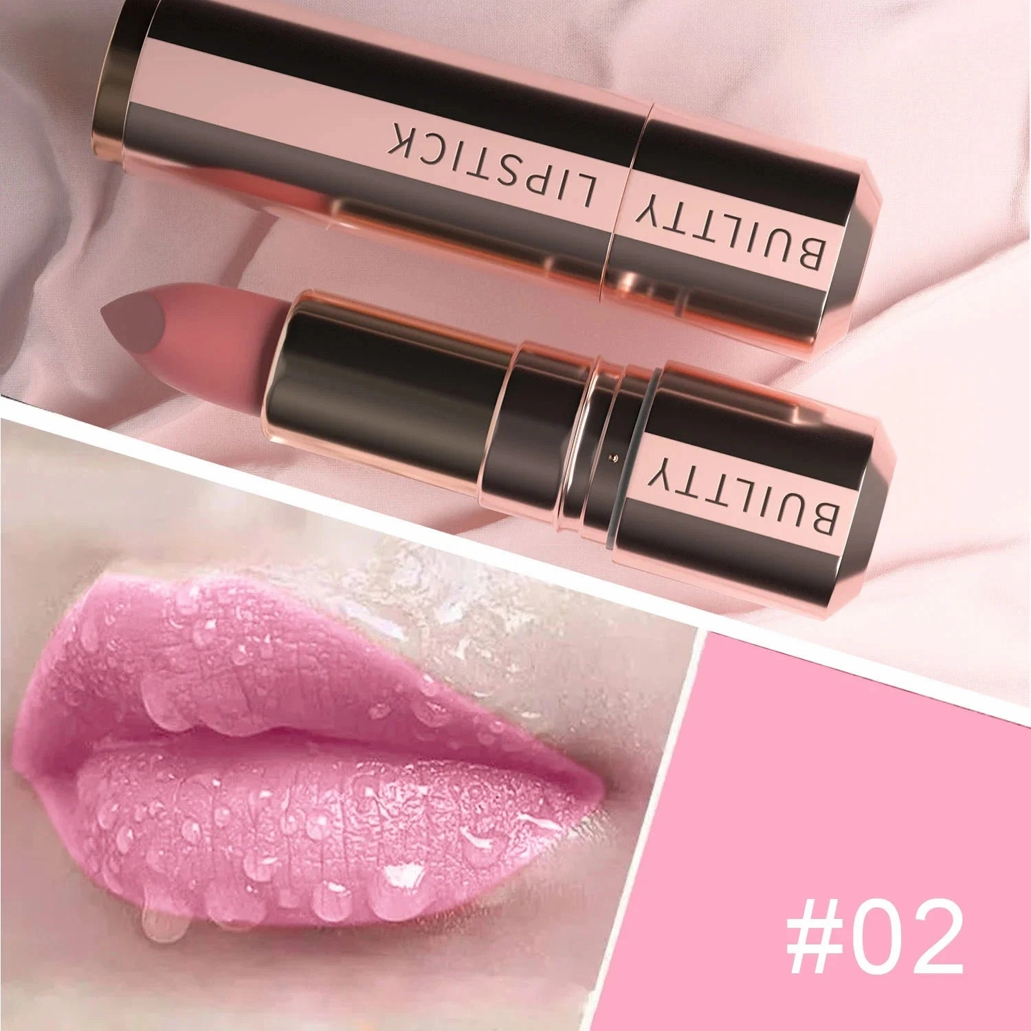 Matte Finish Matte Lipsticks for Women Long Lasting Waterproof Moisturizer Pink Plum Lipstick Non Stick Cup Velvet Lipstick Gift