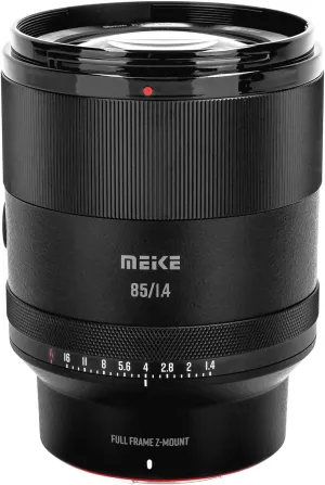 Meike 85mm F1.4 Auto Focus Full Frame STM Stepping Motor Portrait Lens Compatible with Nikon Z Mount Cameras Z5 Z6 Z7 Z6II Z7II Z6III Z8 Z9 Z30 Z50 Z50II Zf