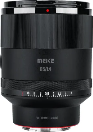 Meike 85mm F1.4 Auto Focus Full Frame STM Stepping Motor Portrait Lens Compatible with Sony E Mount Cameras A7 A7R A7IV A7R IV A7III A7RII A7RIII A7SIII A9 A7C A7CII