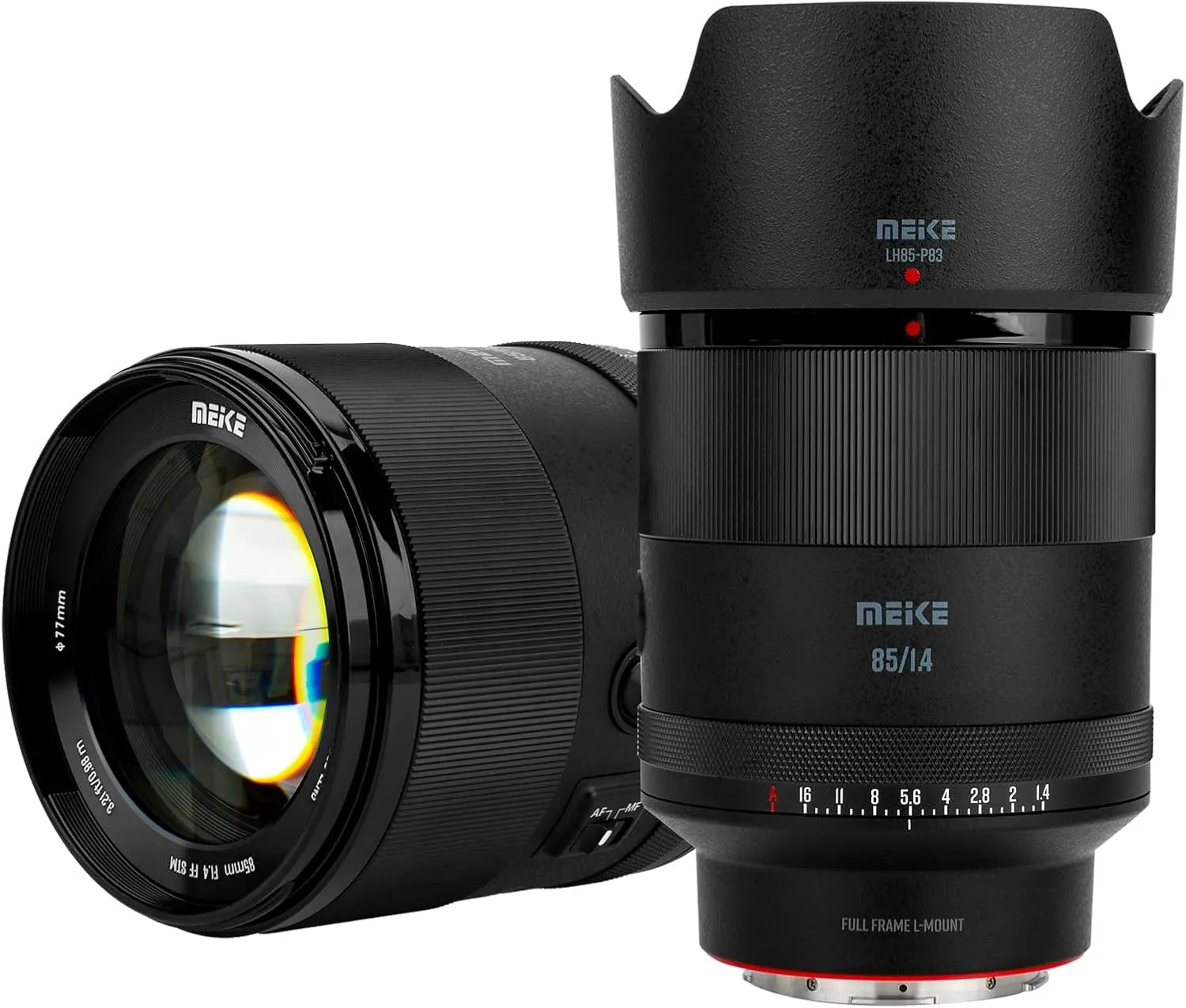 Meike 85mm F1.4 Auto Focus Medium Telephoto STM Full Frame Portrait Lens Compatible with Panasonic Lumix Sigma Leica L-Mount Cameras S1H S1 S5 S5 Mark II S1R S9 SL SL2 FP FPL