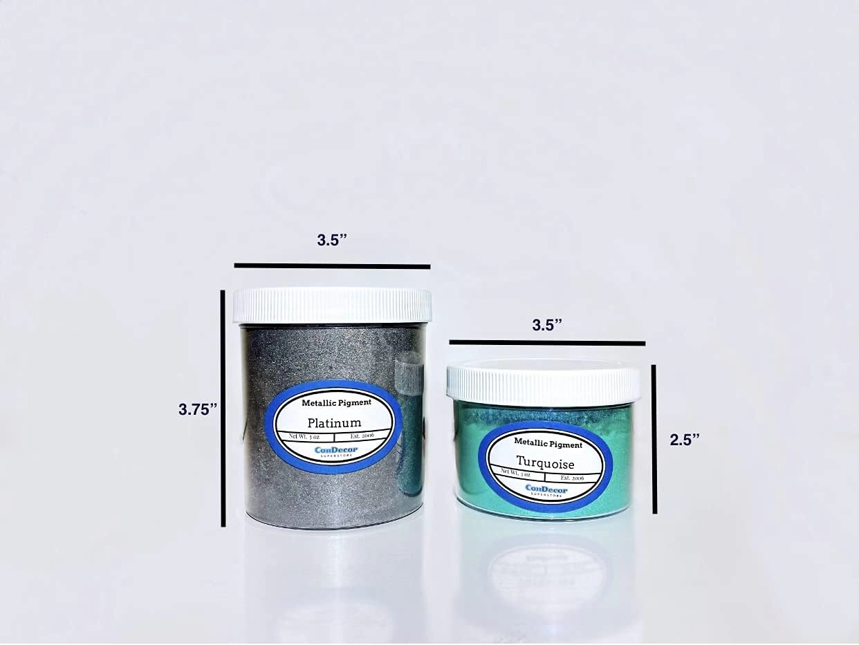 Metallic Pigments 3oz,12oz, 33Colors (3OZ, Blush)