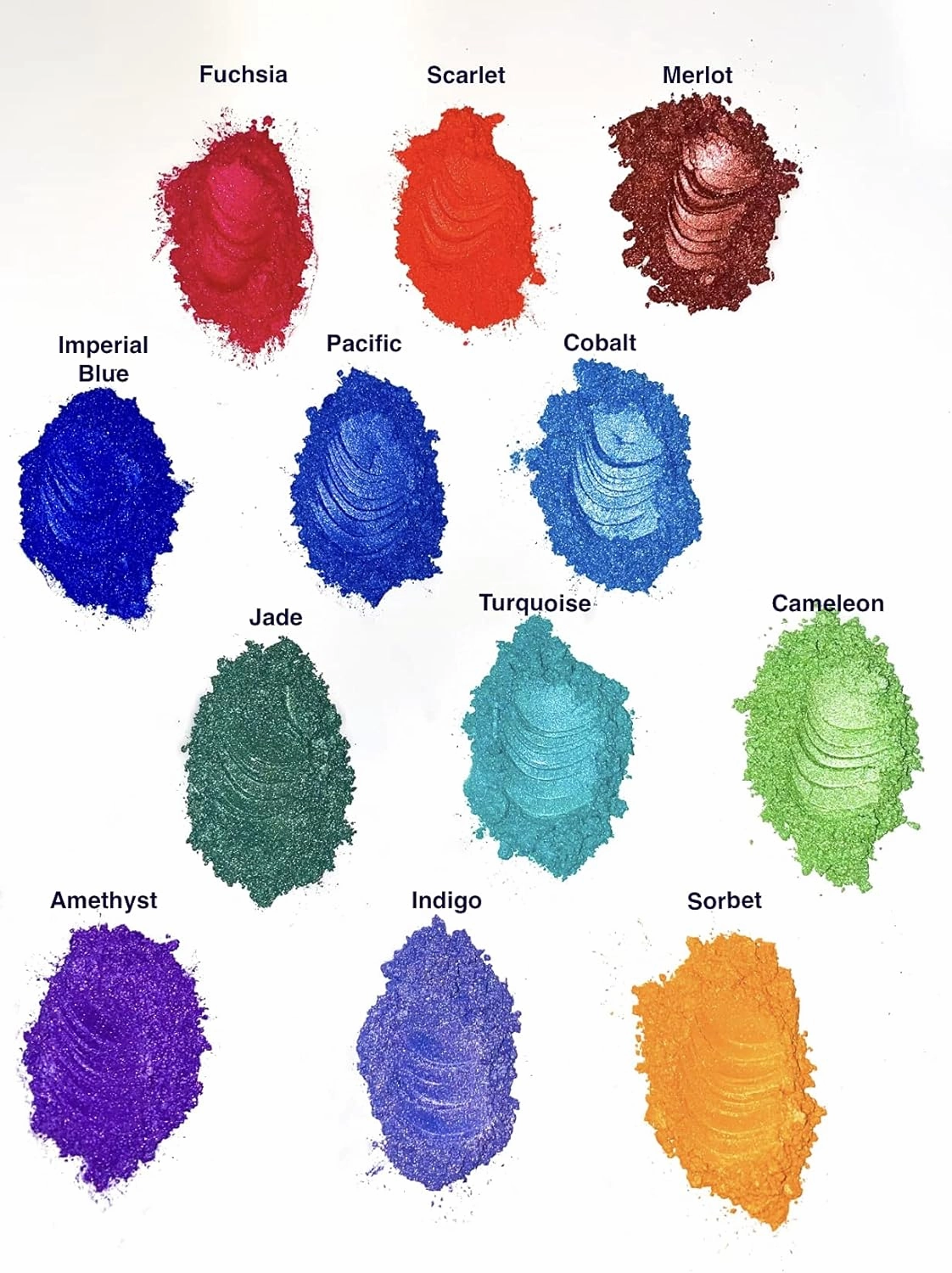 Metallic Pigments 3oz,12oz, 33Colors (3OZ, Blush)