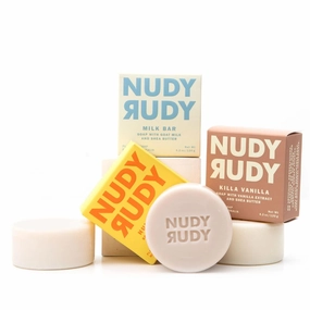 Milkshake Bundle Bar Soap Pucks, Includes Milk Bar, Hunny Bunny, Killa Vanilla, Made with Organic Shea Butter, Pure Plant Oils, Triple Milled Bars, All Skin Types, 4.2 oz Each - Pack of 3