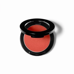 Mineral Pressed Powder Blush in Salsa a Fiery Orange with a Hint of Red That Create a Glowing Satiny Finish
