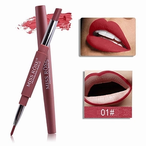 MISS ROSE®‎ Double-end Matte Lipstick & Lip Liner Pen