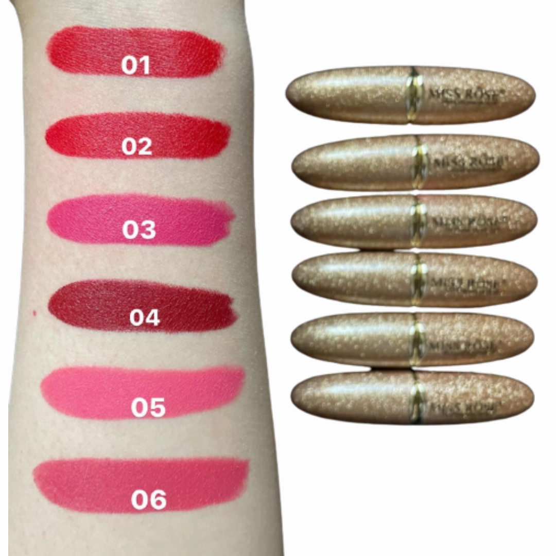 Miss Rose Gold Plated Matte Lipstick