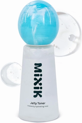 MIXIK Jelly Toner Spray for Face - Skincare Mist, Alcohol-Free Facial Toner for Hydrating, Made of Rose Water, Avocado Oil, Blue Agave Extract (80 ml (2.7 fl oz) Full Size)