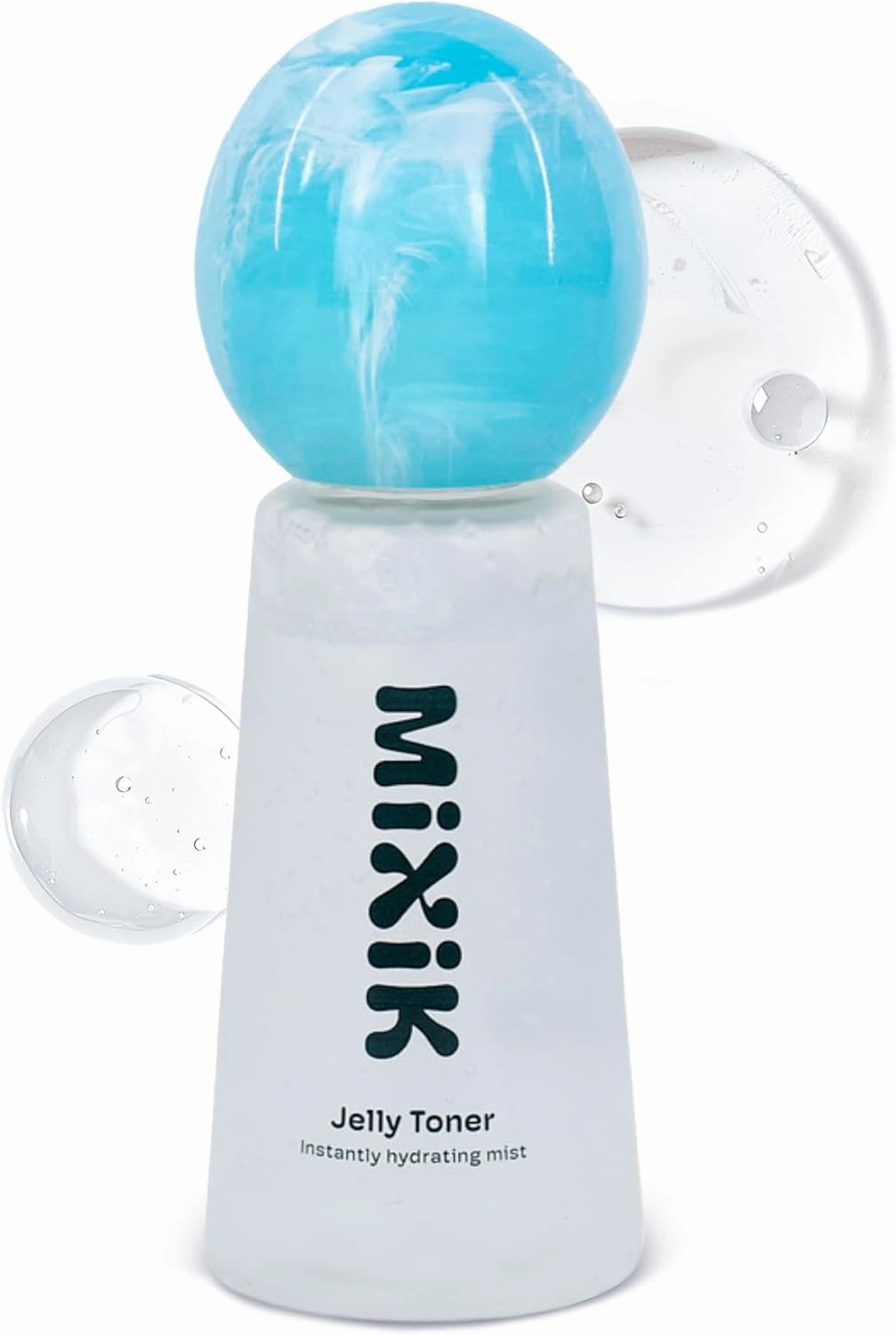 MIXIK Jelly Toner Spray for Face - Skincare Mist, Alcohol-Free Facial Toner for Hydrating, Made of Rose Water, Avocado Oil, Blue Agave Extract (80 ml (2.7 fl oz) Full Size)