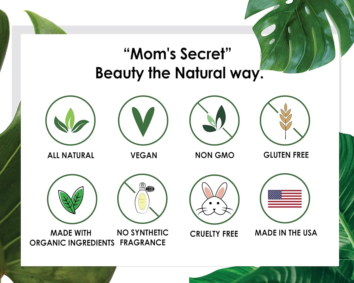 Mom's Secret Natural Lipstick, Organic, Vegan, Gluten Free, Cruelty Free, Made in the USA, 0.12 oz. (Radiant Rose)