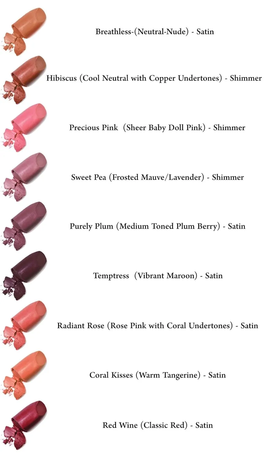 Mom's Secret Natural Lipstick, Organic, Vegan, Gluten Free, Cruelty Free, Made in the USA, 0.12 oz. (Radiant Rose)