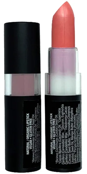 Mom's Secret Natural Lipstick, Organic, Vegan, Gluten Free, Cruelty Free, Made in the USA, 0.12 oz. (Radiant Rose)