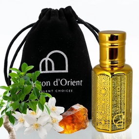 Musk Al Nada Perfume Oil 12 mL – Fresh Floral with Dewy Greens Jasmine and Soft Musk. Alcohol Free Long Lasting Unisex Oil, Compliment Magnet