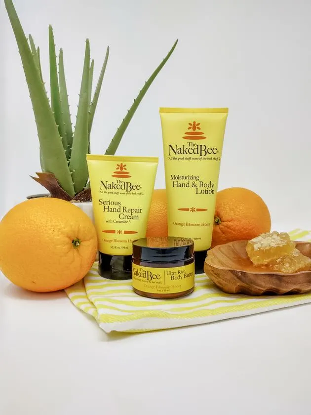 Naked Bee Orange Blossom Honey Serious Hand Repair Cream 3.25oz
