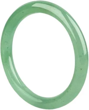 Natural Dongling Jade Lake Green Round Strip Bangle 58-62mm Fengshui Fashion Jade bracelet For Women Genuine