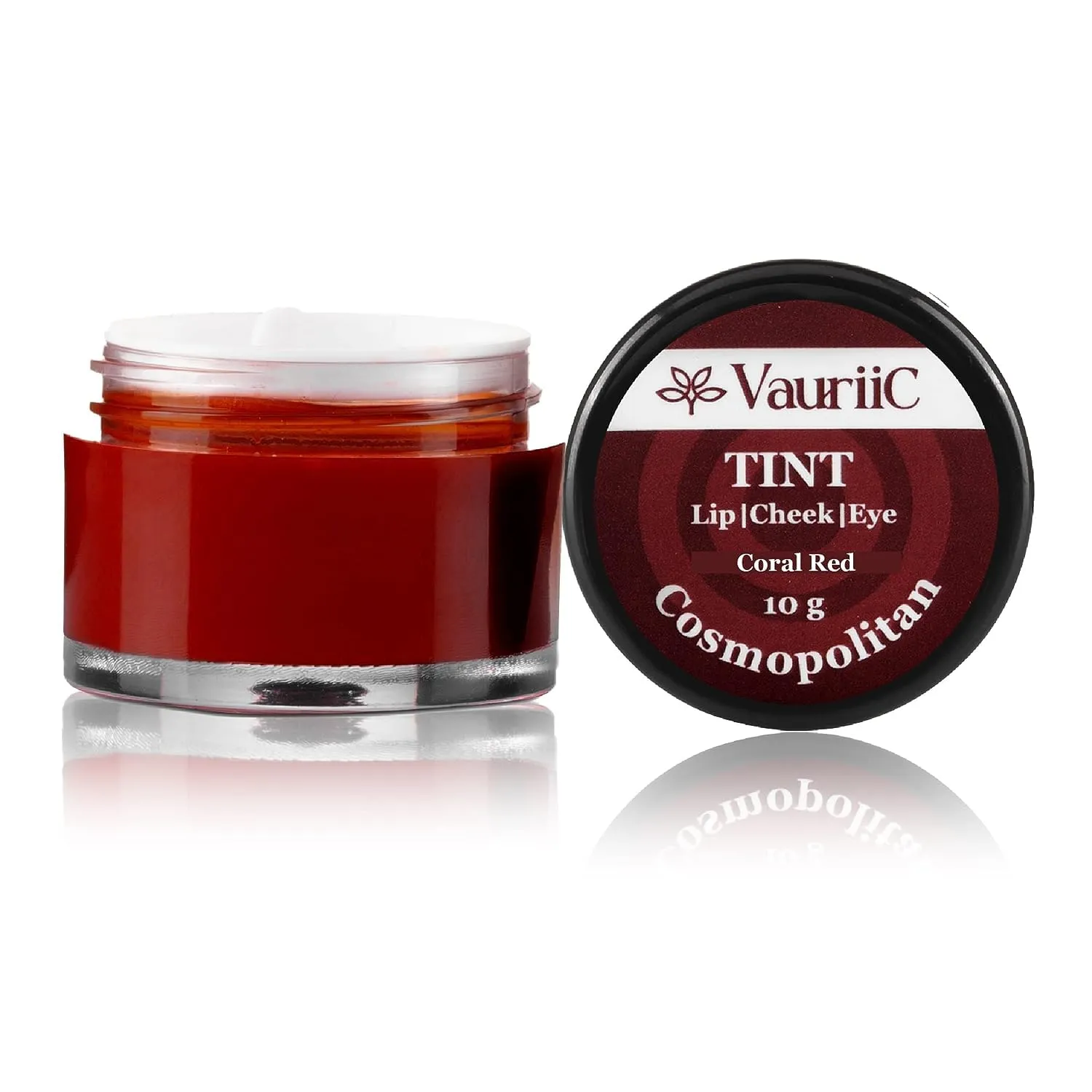 Natural Maroon Paradise Tint 10 gm | For Lip, Cheek & Eye | Multipurpose 3 in 1 Tint | Blush, Deep Moisturization & Nourishment | Enriched with Vitamin E, Almond Butter & Olive Oil | 100% Vegan | Paraben & Sulphate Free | All Skin Types