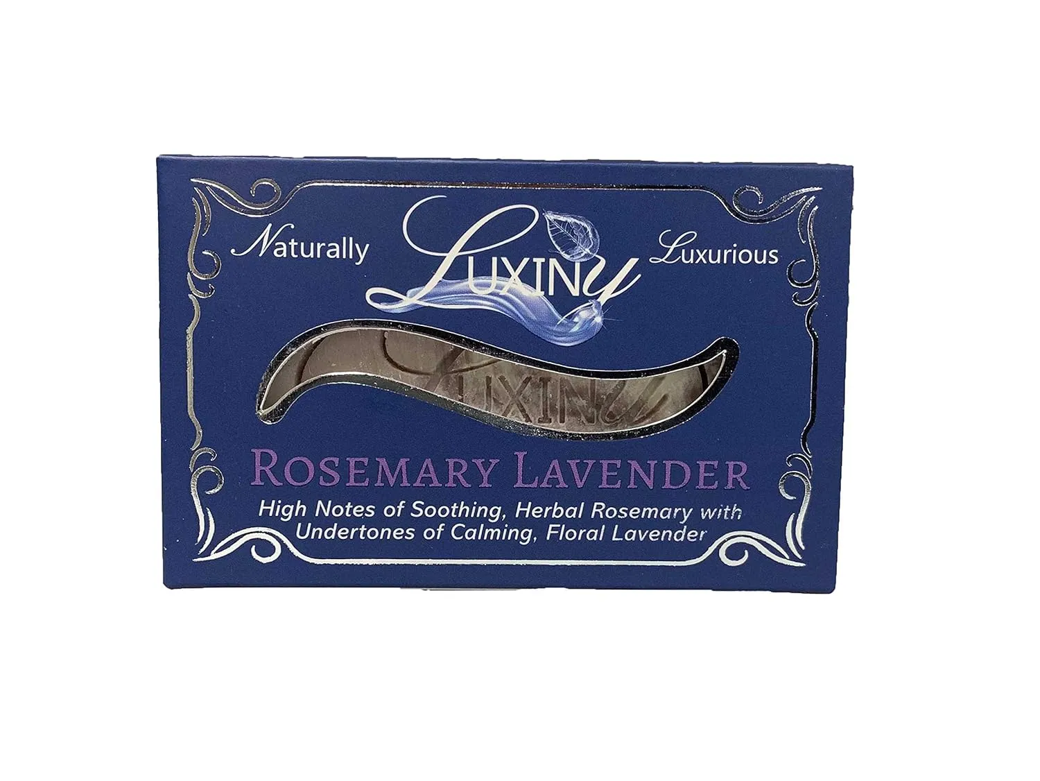 Natural Soap Bar, Rosemary Lavender Handmade Body Soap and Bath Soap Bar is Palm Oil Free, Vegan Castile Soap with Essential Oil for All Skin Types Including Sensitive Skin (3 Pack)