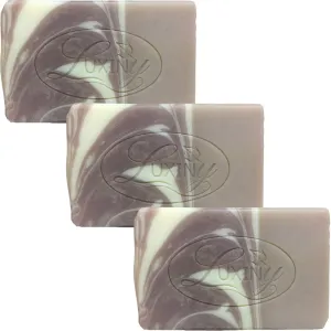 Natural Soap Bar, Rosemary Lavender Handmade Body Soap and Bath Soap Bar is Palm Oil Free, Vegan Castile Soap with Essential Oil for All Skin Types Including Sensitive Skin (3 Pack)