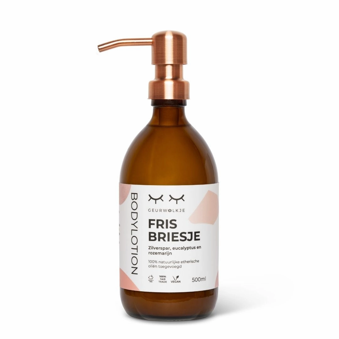 Natuurlijke bodylotion - Fris Briesje - 250 en 500 ML