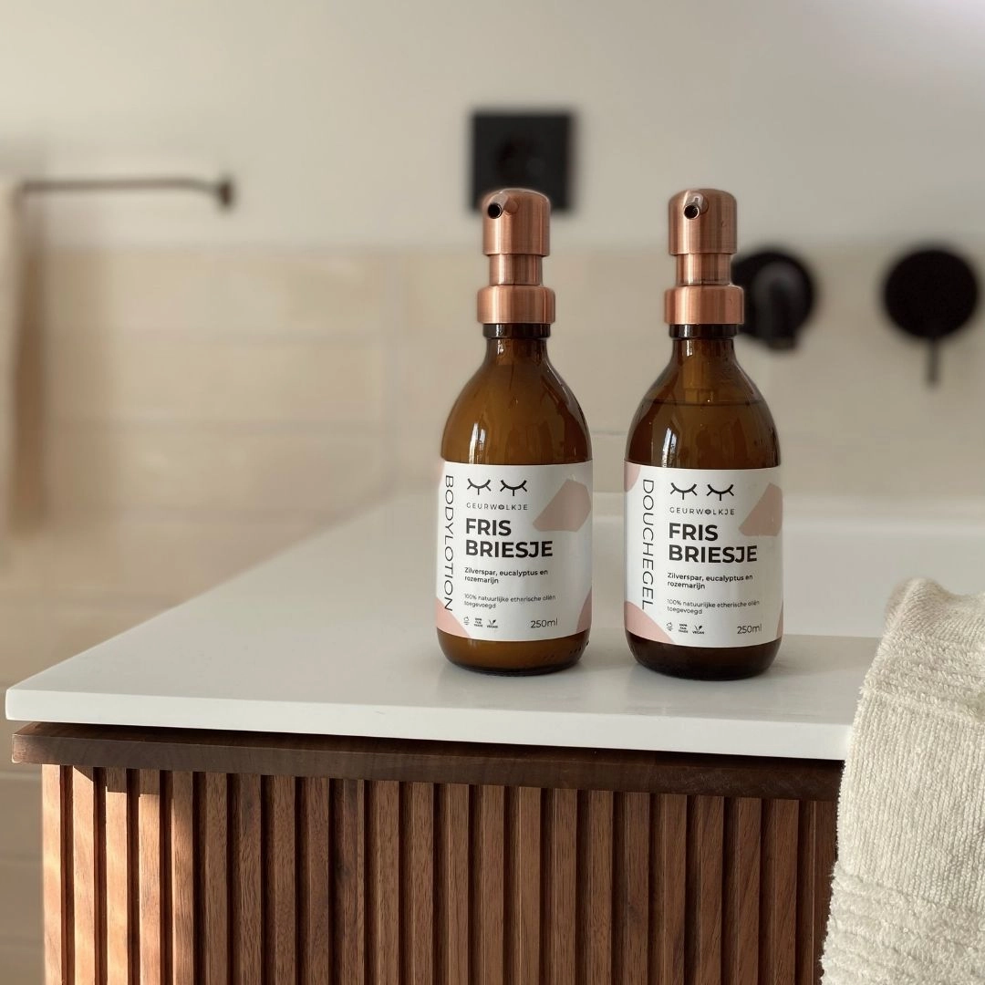 Natuurlijke bodylotion - Fris Briesje - 250 en 500 ML