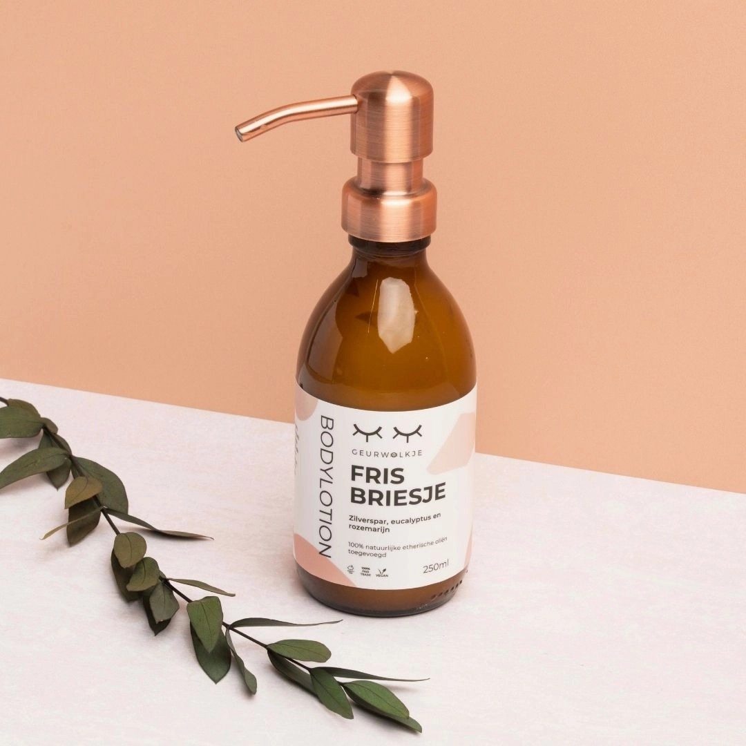 Natuurlijke bodylotion - Fris Briesje - 250 en 500 ML
