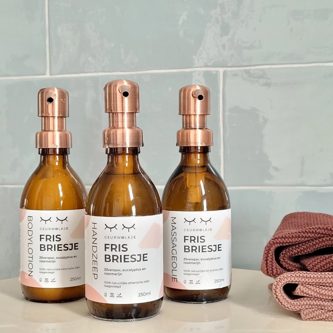 Natuurlijke bodylotion - Fris Briesje - 250 en 500 ML