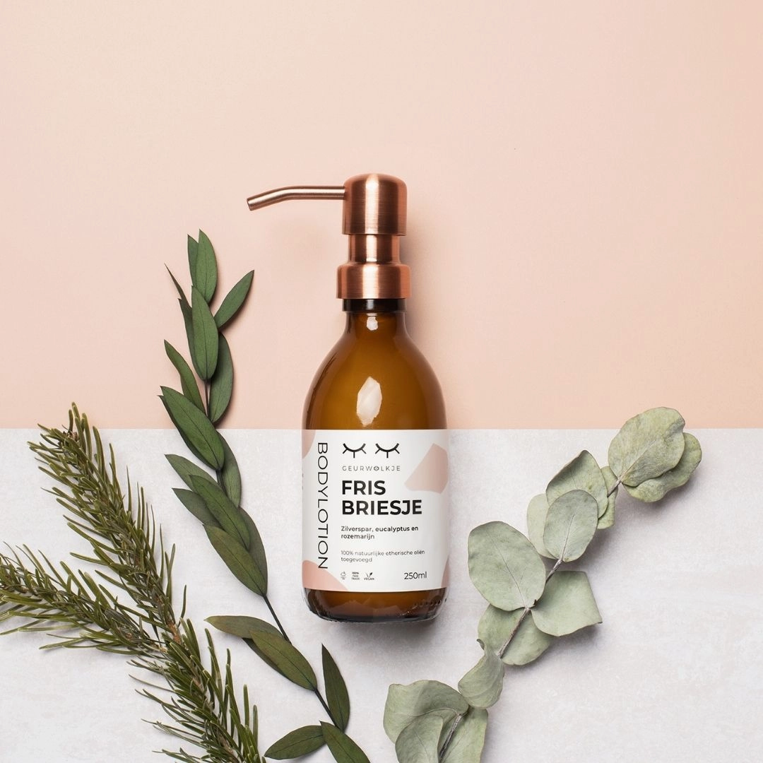 Natuurlijke bodylotion - Fris Briesje - 250 en 500 ML