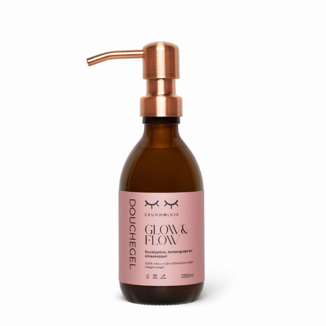Natuurlijke douchegel - Glow & Flow -  250, 500, 1000 ML