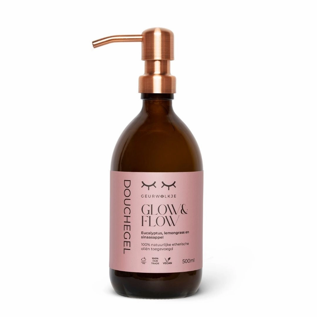 Natuurlijke douchegel - Glow & Flow -  250, 500, 1000 ML