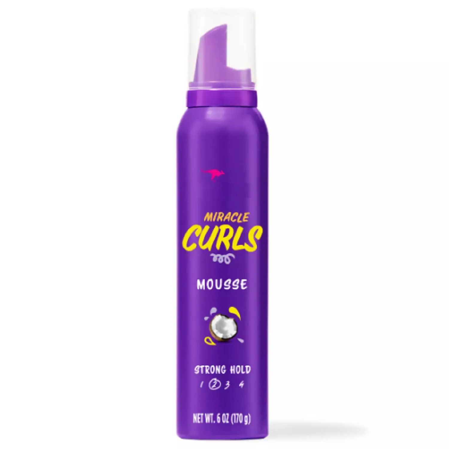 Newly Miracle Curls Styling Mousse with Coconut & Jojoba Oil, for Curly Hair, Unisex 6.0 fl oz (1 Pack, Packaging May Vary)