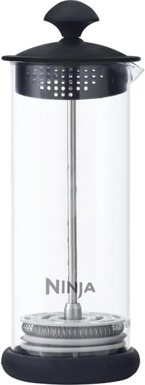 Ninja Coffee Bar Easy Milk Frother with Press Froth Technology, 5 oz. Clear/Black