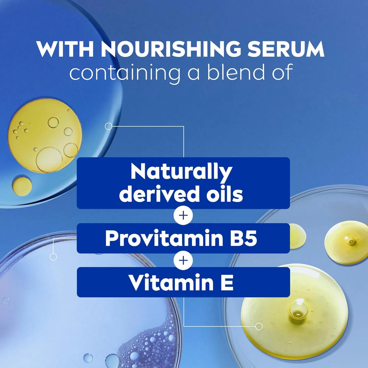 NIVEA Refreshing White Peach and Jasmine Body Wash with Nourishing Serum, Scented Body Wash for Women, Enriched with Provitamin B5 and Vitamin E, 20 Fl Oz Bottle, 3 Pack