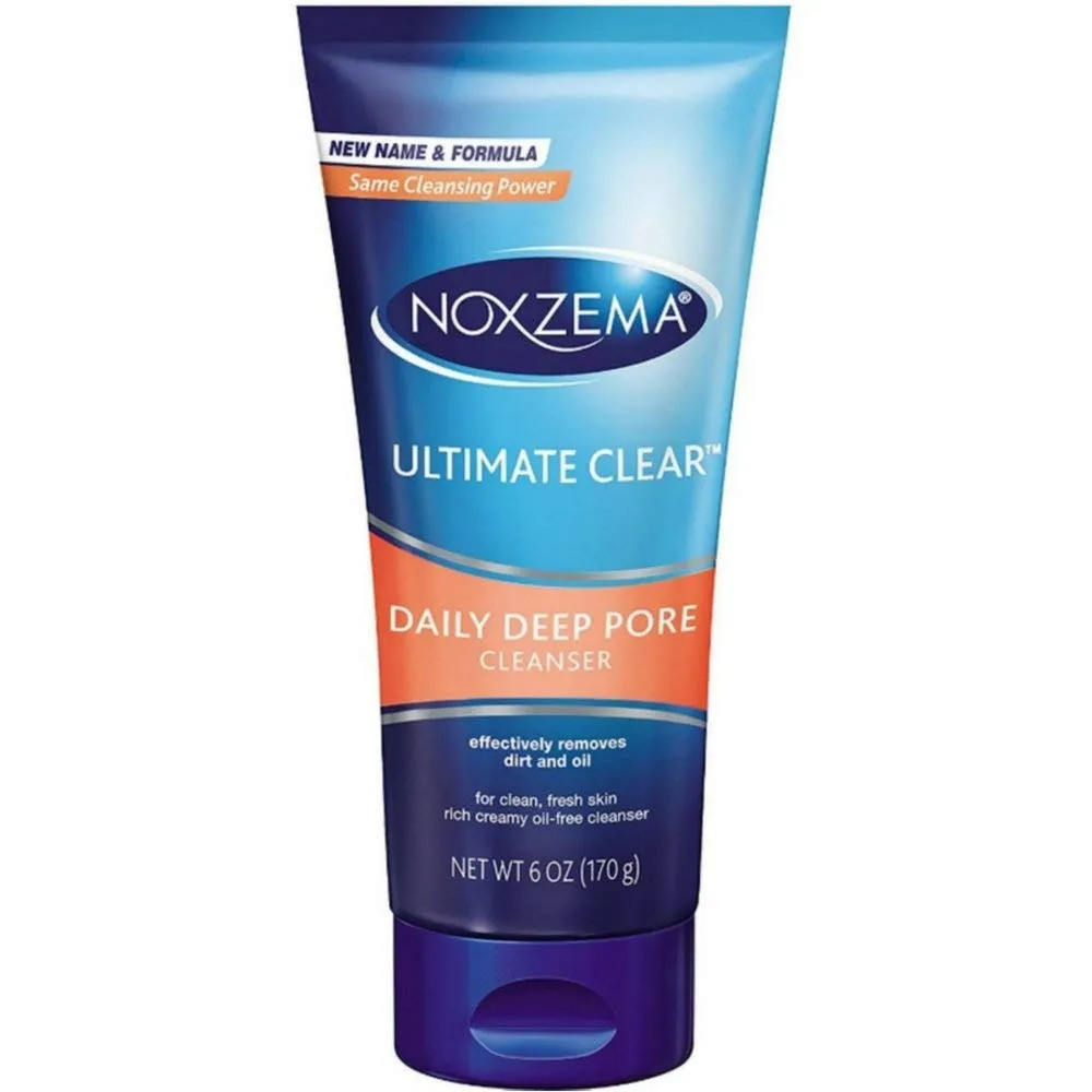 Noxzema Ultimate Clear Daily Deep Pore Cleanser 6 oz (Pack of 10)