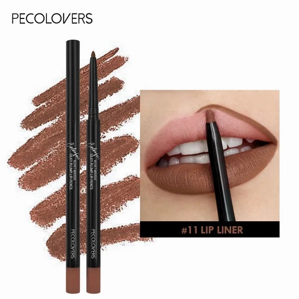 Nude Velvet Matte Lipstick – Long-Lasting, Waterproof, Non-Stick Lip Glaze with Lip Liner Pencil