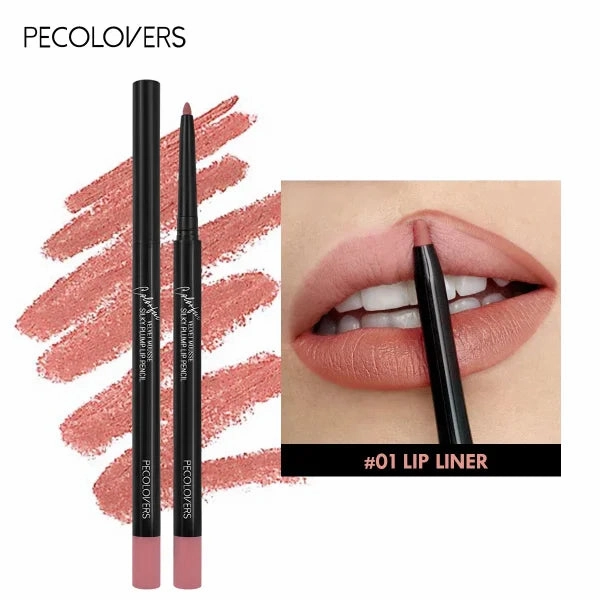 Nude Velvet Matte Lipstick – Long-Lasting, Waterproof, Non-Stick Lip Glaze with Lip Liner Pencil