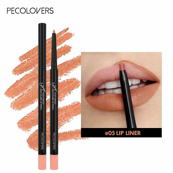 Nude Velvet Matte Lipstick – Long-Lasting, Waterproof, Non-Stick Lip Glaze with Lip Liner Pencil