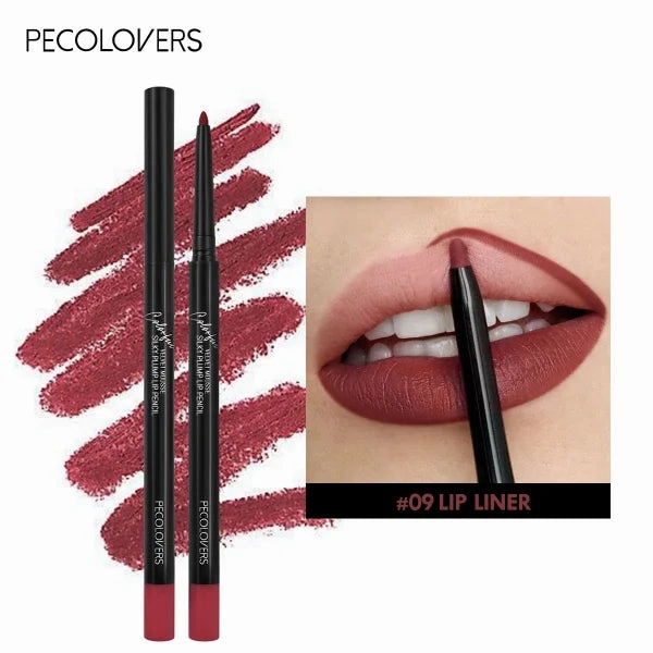 Nude Velvet Matte Lipstick – Long-Lasting, Waterproof, Non-Stick Lip Glaze with Lip Liner Pencil