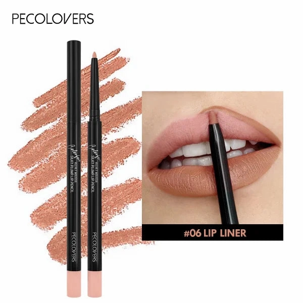 Nude Velvet Matte Lipstick – Long-Lasting, Waterproof, Non-Stick Lip Glaze with Lip Liner Pencil
