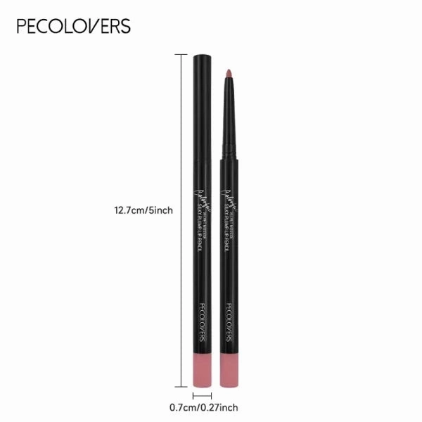 Nude Velvet Matte Lipstick – Long-Lasting, Waterproof, Non-Stick Lip Glaze with Lip Liner Pencil