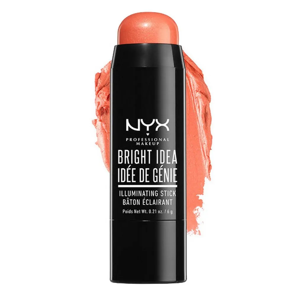 NYX Professional Makeup Bright Idea Stick, Coralicious, 0.21 Ounce