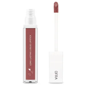 Ofra Long Lasting Liquid Lipstick - Story | Nude Matte Lipstick with Mocha Undertones | All-Day Wear | High-Pigment, Lightweight Finish | 8g