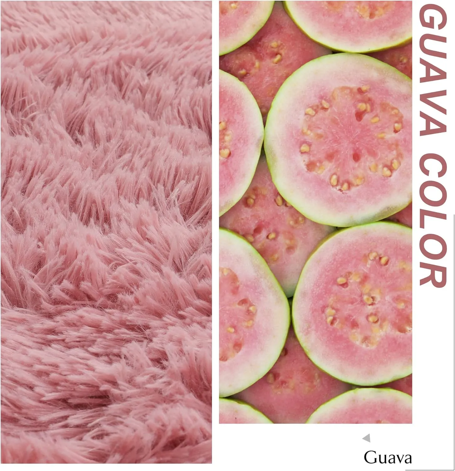 PAGISOFE Round Rug 4Ft, Soft Blush Round Circle Rugs for Girls Room Decor, Fluffy Bedroom Carpets, Shaggy Rugs, Small Teepee Furry Mat, Comfy Reading Circular Rug, Kids Nursery Room Decor
