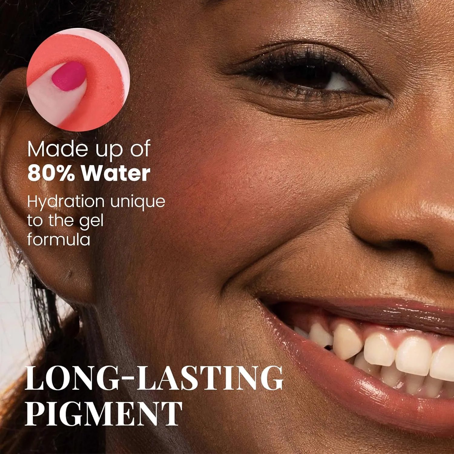 Paul & Joe Gel Blush, Bright and Buildable Blush Makeup, Water-Based Gel Makeup Blush with Hydrating Oils for Dewy, Radiant Finish, Garnet and Wine Red Cheek Tint, 05 Sommeliere, 0.71 oz