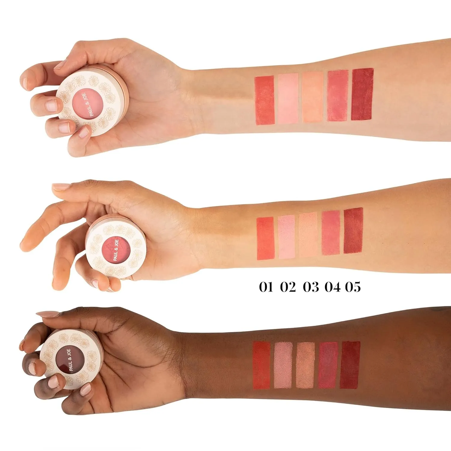 Paul & Joe Gel Blush, Bright and Buildable Blush Makeup, Water-Based Gel Makeup Blush with Hydrating Oils for Dewy, Radiant Finish, Pink Rose Cheek Tint, 04 Raspberry Coulis, 0.71 oz