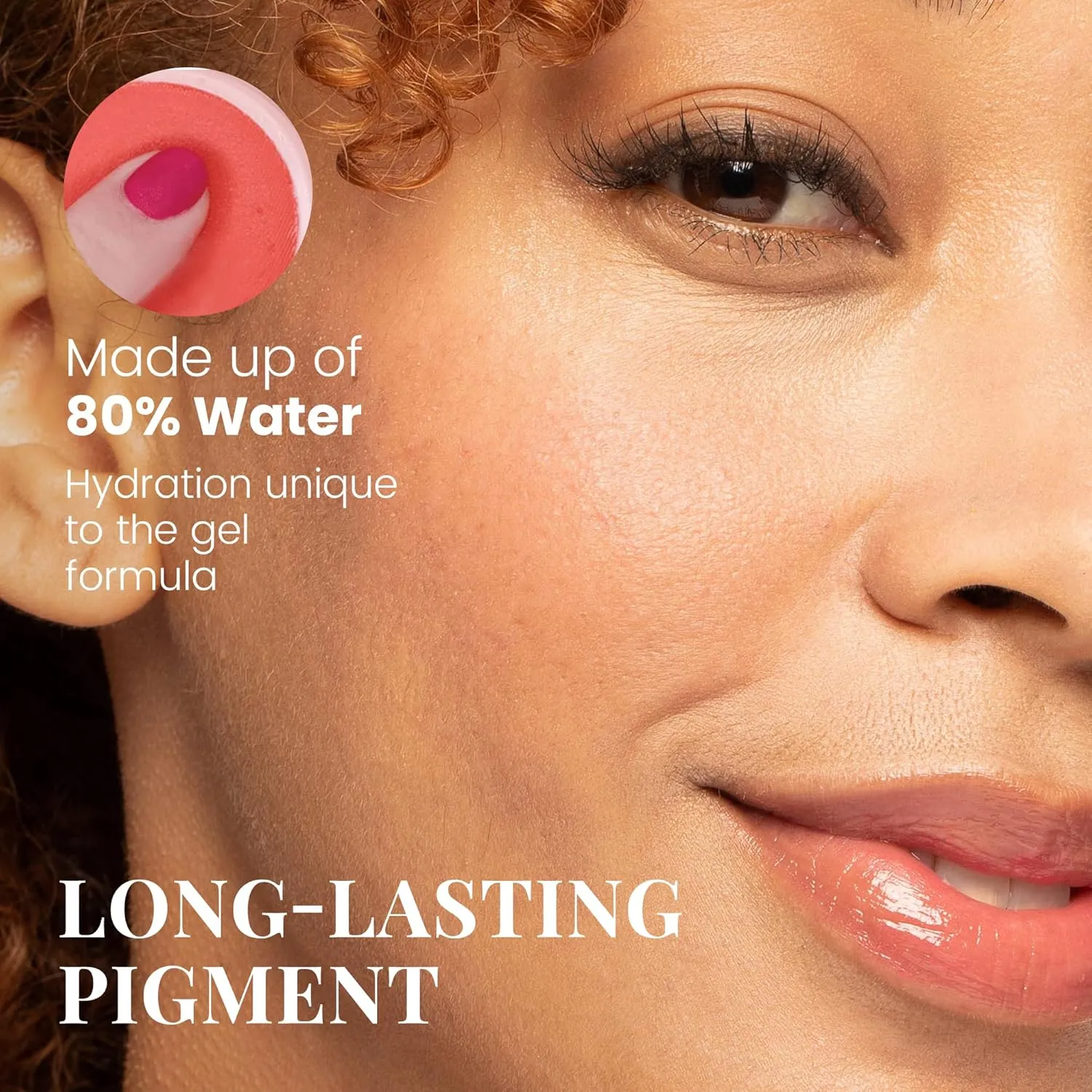 Paul & Joe Gel Blush, Bright and Buildable Blush Makeup, Water-Based Gel Makeup Cheek with Hydrating Oils, for Dewy, Radiant Finish, Cheerful Red Cheek Tint, 01 Red Balloon, 0.71 oz